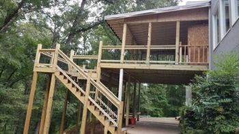 Deck building by JCA Remodeling LLC